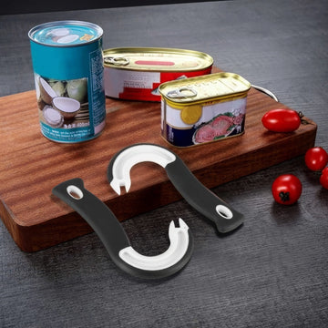 1 Piece Hook Type Can Opener Black, Easy To Grip Hook Design for Easy Opening, Suitable for Home, Kitchen, Camping