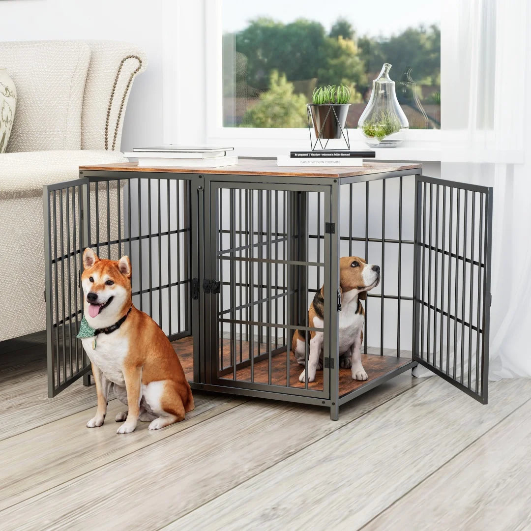 Heavy Duty Furniture Style Dog Cage  