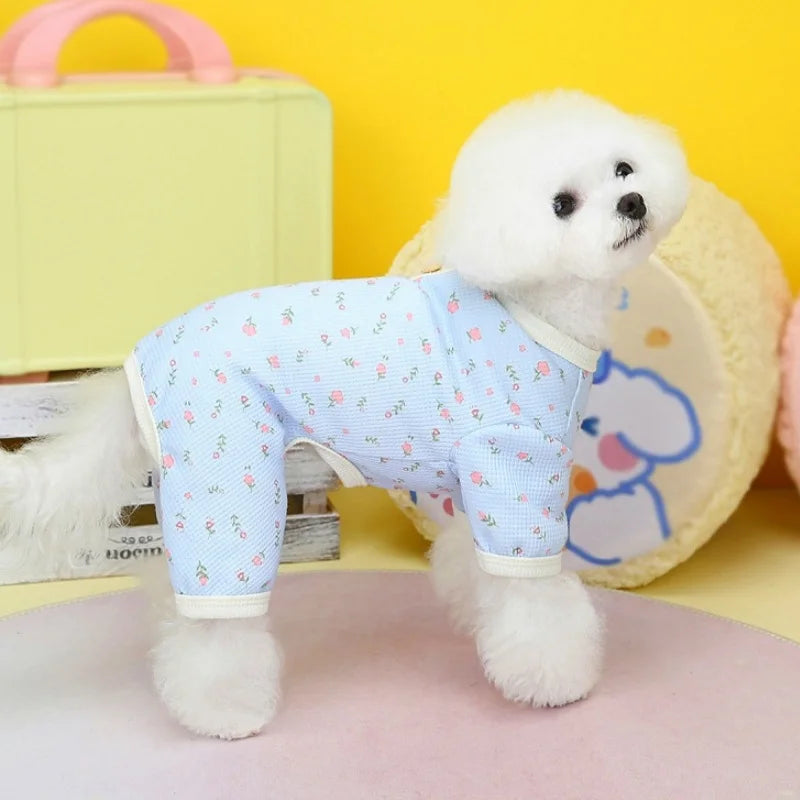 Soft Cotton Dog Jumpsuits 