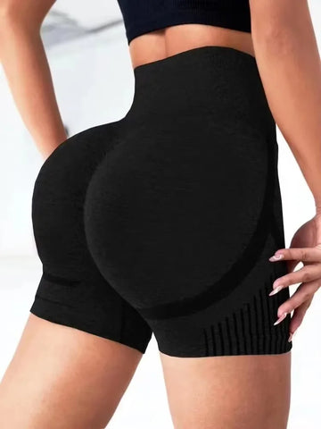  Women Yoga Shorts High Waist 