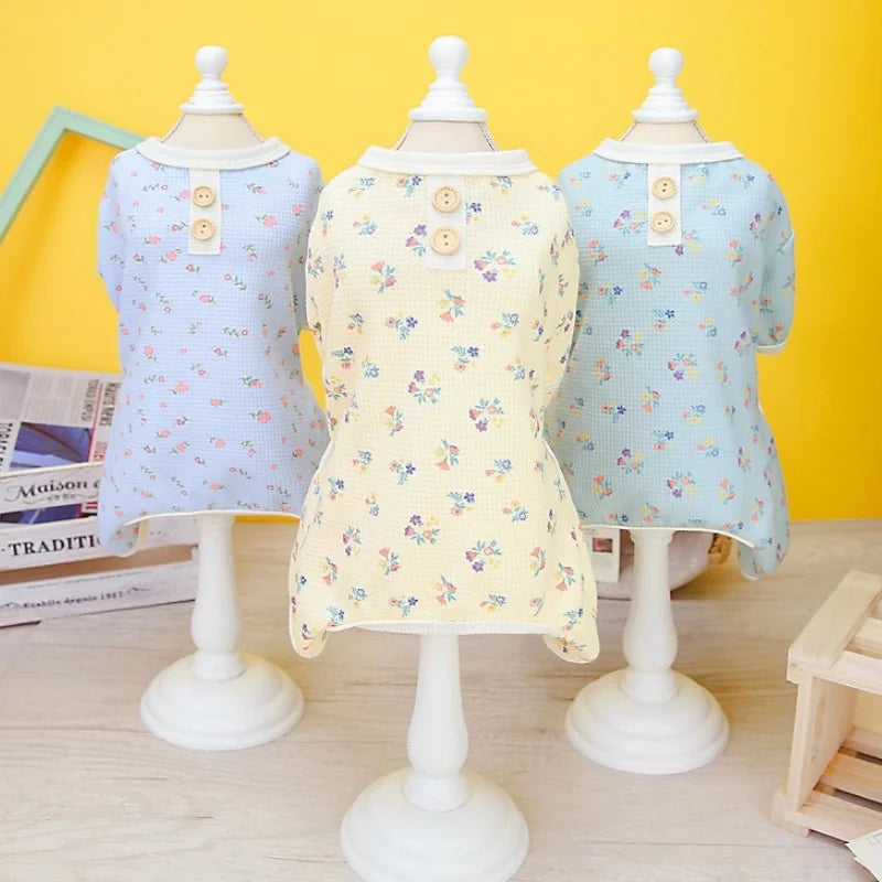 Soft Cotton Dog Jumpsuits 