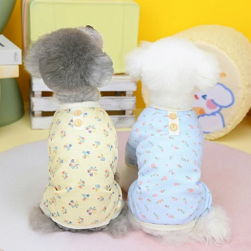 Soft Cotton Dog Jumpsuits 