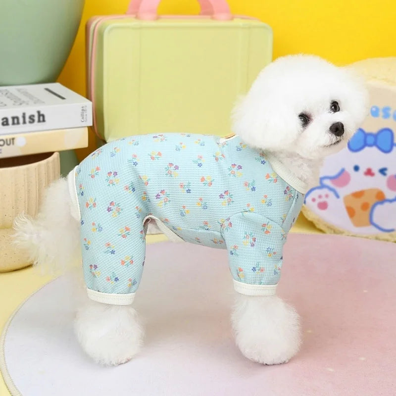 Soft Cotton Dog Jumpsuits 