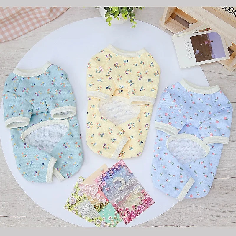 Soft Cotton Dog Jumpsuits 