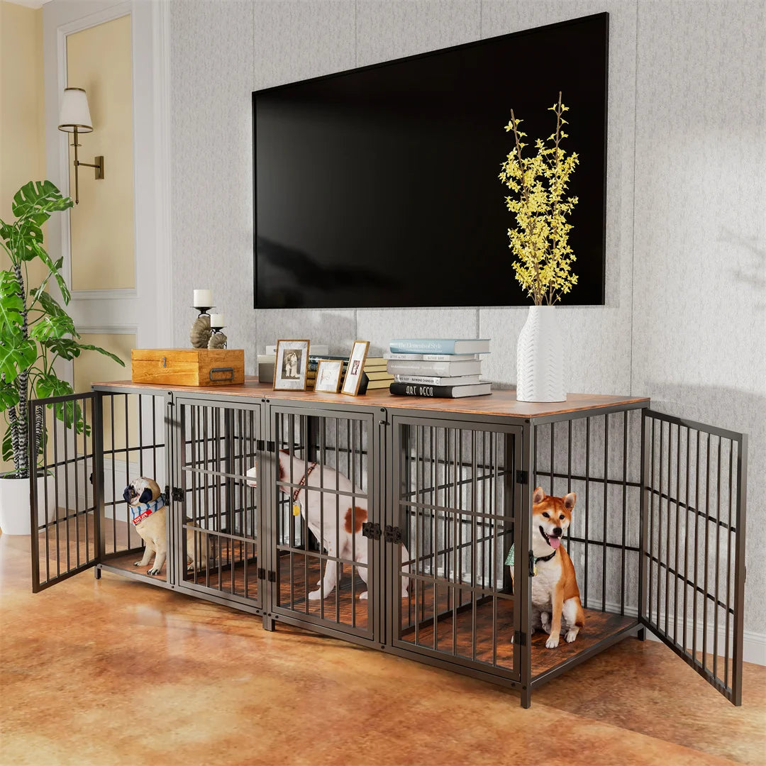 Heavy Duty Furniture Style Dog Cage  