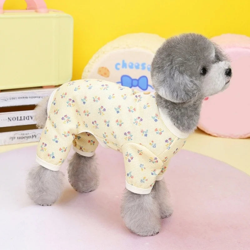 Soft Cotton Dog Jumpsuits 