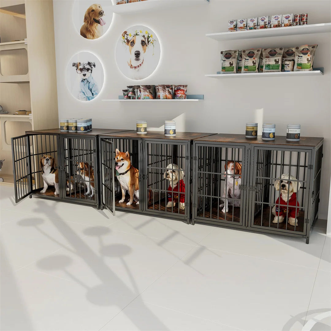 Heavy Duty Furniture Style Dog Cage  