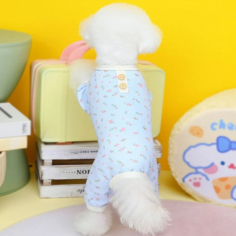 Soft Cotton Dog Jumpsuits 