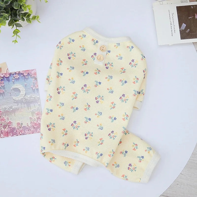 Soft Cotton Dog Jumpsuits 