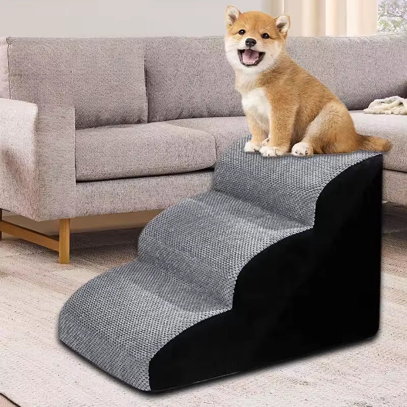 Pet 2/3 Step Dog Stair Cat Pet Ramp Ladde 
