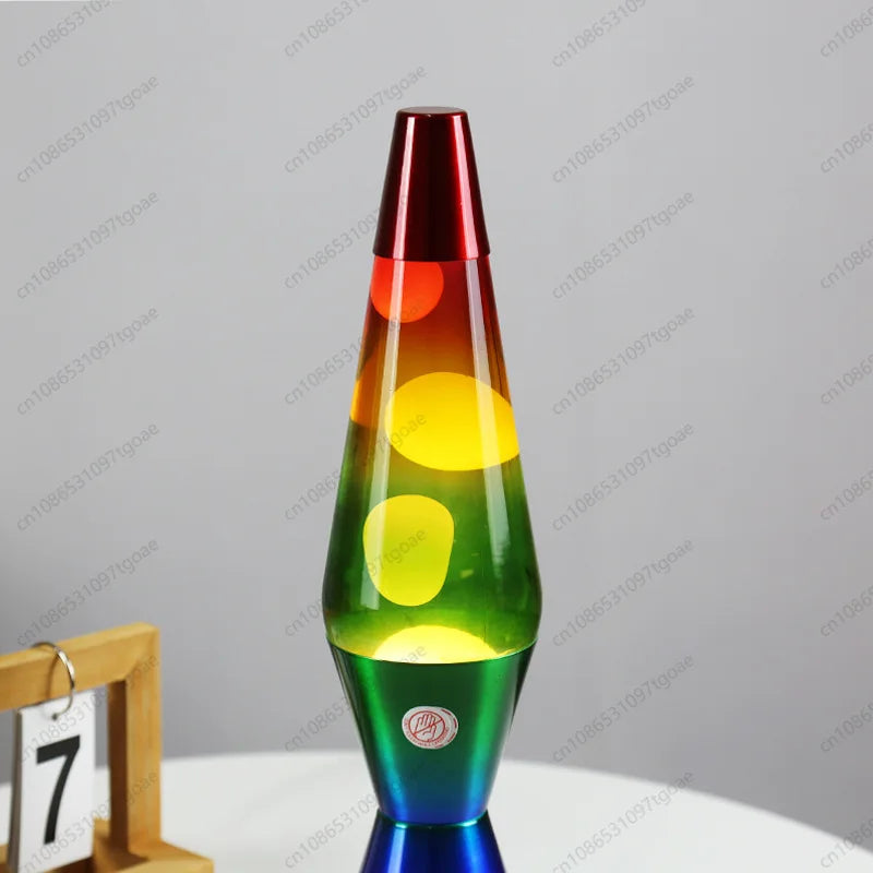 Volcano lava lamp.  