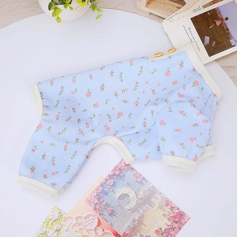 Soft Cotton Dog Jumpsuits 