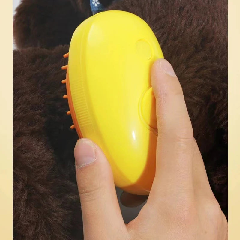 Hot pet spray massage comb