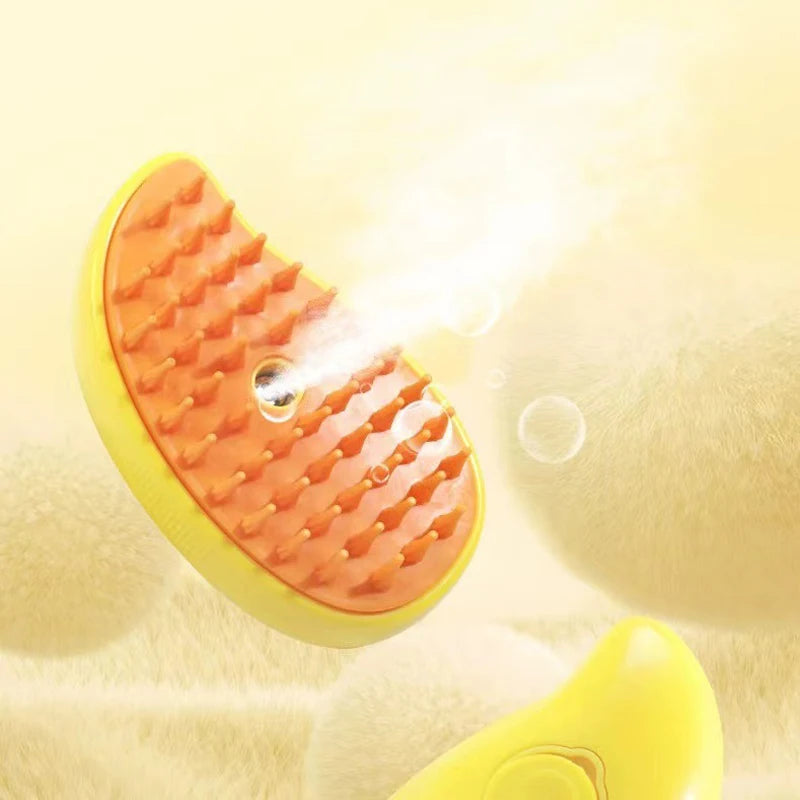 Hot pet spray massage comb