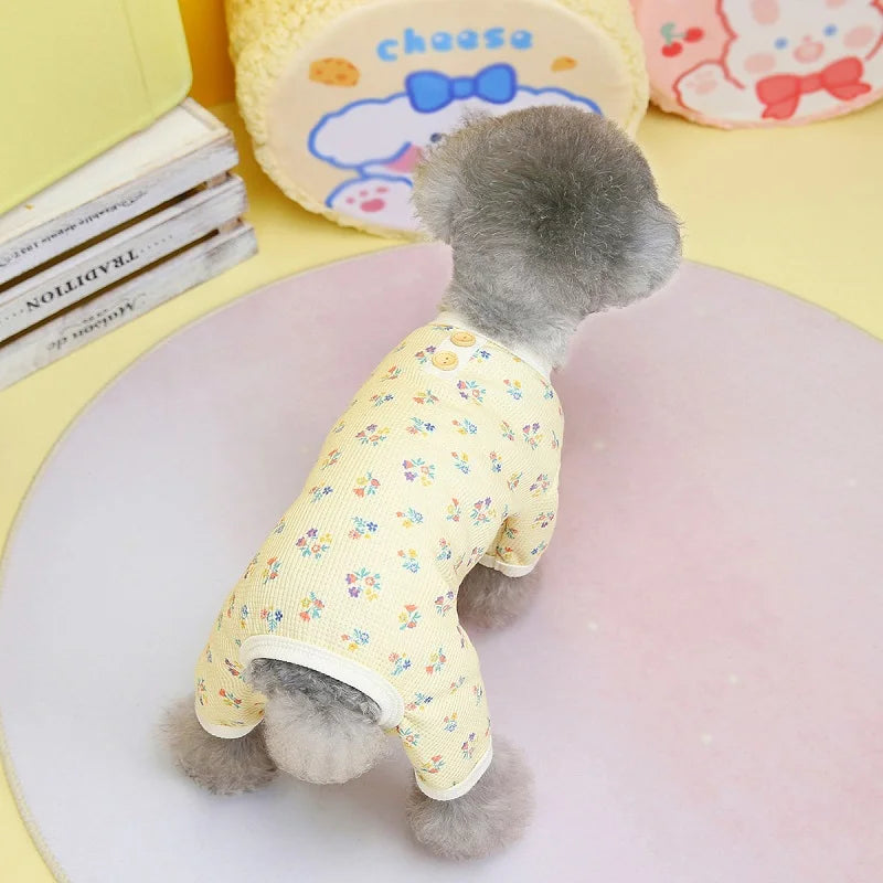Soft Cotton Dog Jumpsuits 