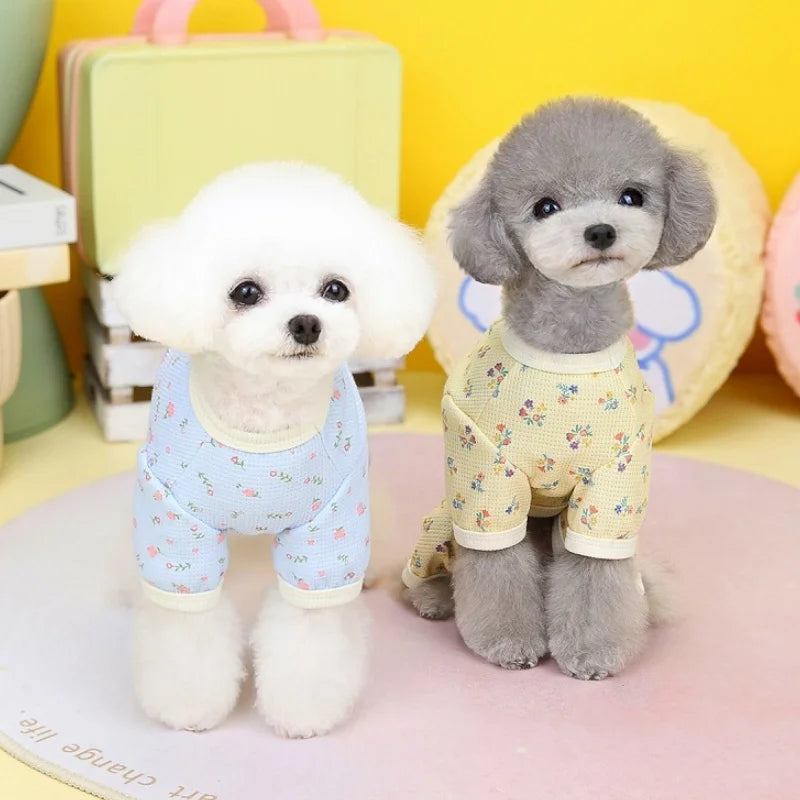 Soft Cotton Dog Jumpsuits 