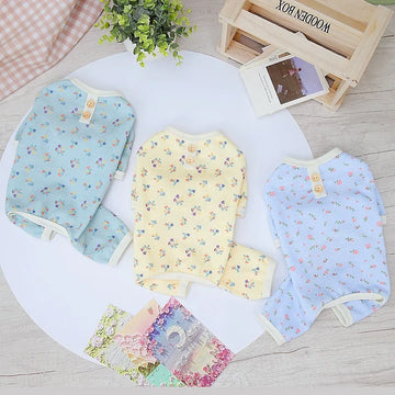 Soft Cotton Dog Jumpsuits 