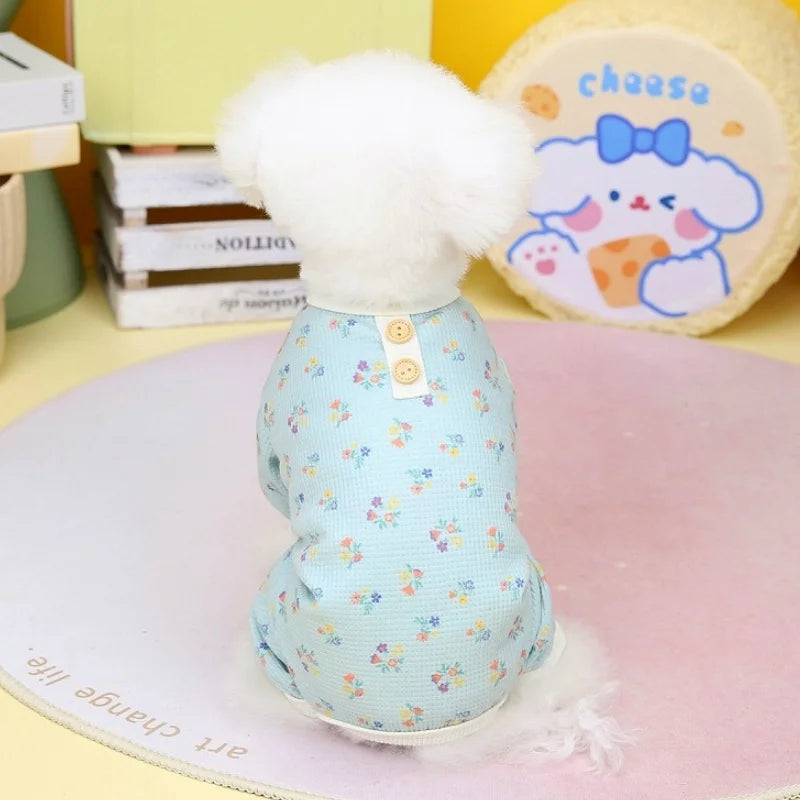 Soft Cotton Dog Jumpsuits 