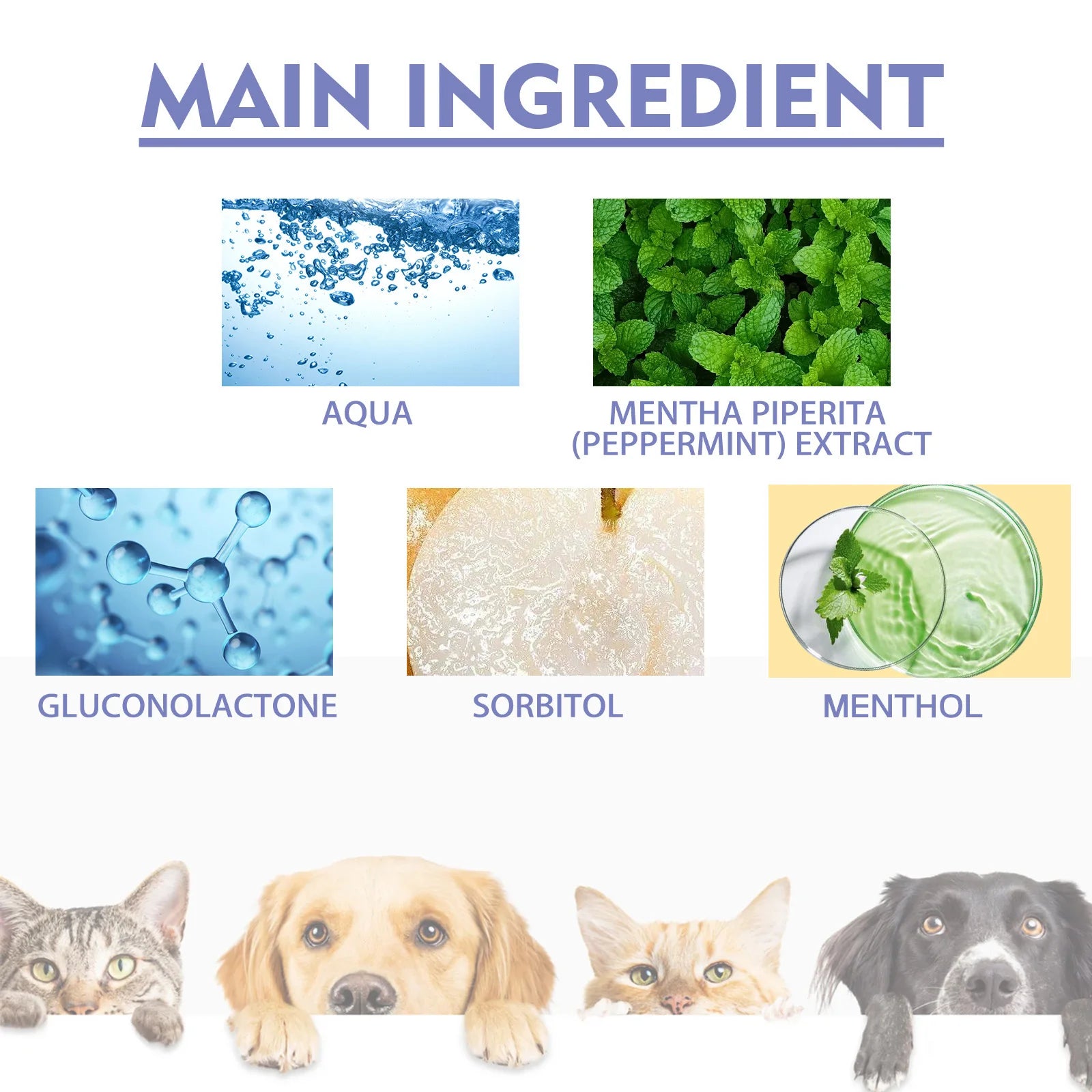 Pet Dental Spray for Dogs and Cats 