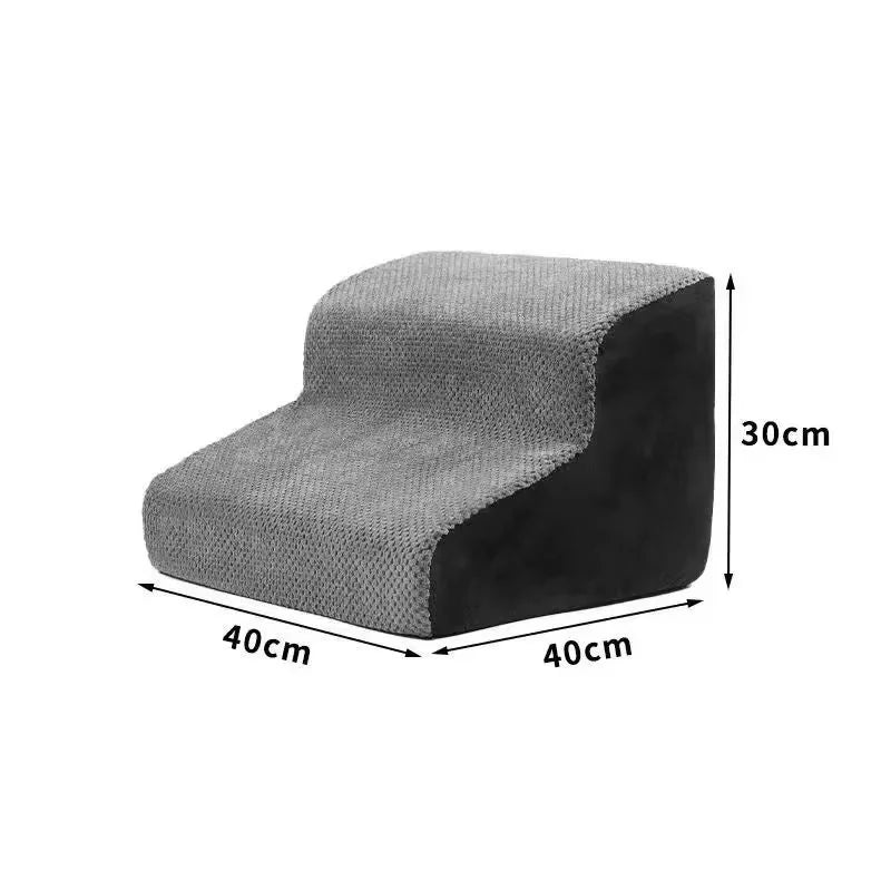 Pet 2/3 Step Dog Stair Cat Pet Ramp Ladde 