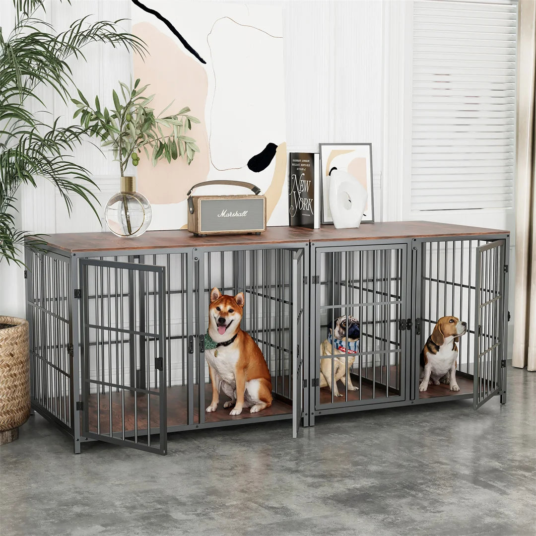 Heavy Duty Furniture Style Dog Cage  