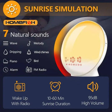 Sunrise Sunset Simulation Awakening Alarm Clock