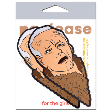 5 Pack: Joe Biden Pasties Biden Waffle Cone Nipple Covers by Pastease